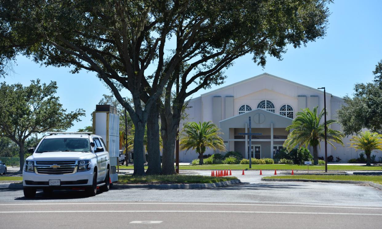 The Classical Academy of Sarasota at at 8000 Bee Ridge Road, has hired off-duty sheriff's deputies to assist with traffic during morning drop-offs and afternoon pick-ups.