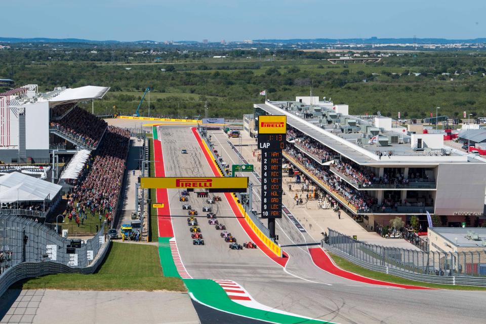 The Circuit of the Americas in Autstin, Texas, hosts the Formula 1 United States Grand Prix this weekend.