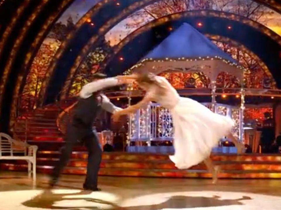 Rose Ayling-Ellis was praised for her dive lift in the latest episode of ‘Strictly’ (BBC iPlayer)