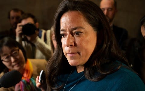 Jody Wilson-Raybould, the former Canadian attorney general  - Credit: Adrian Wyld/The Canadian Press via AP