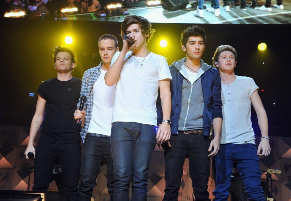 One Direction in 2012 (getty)