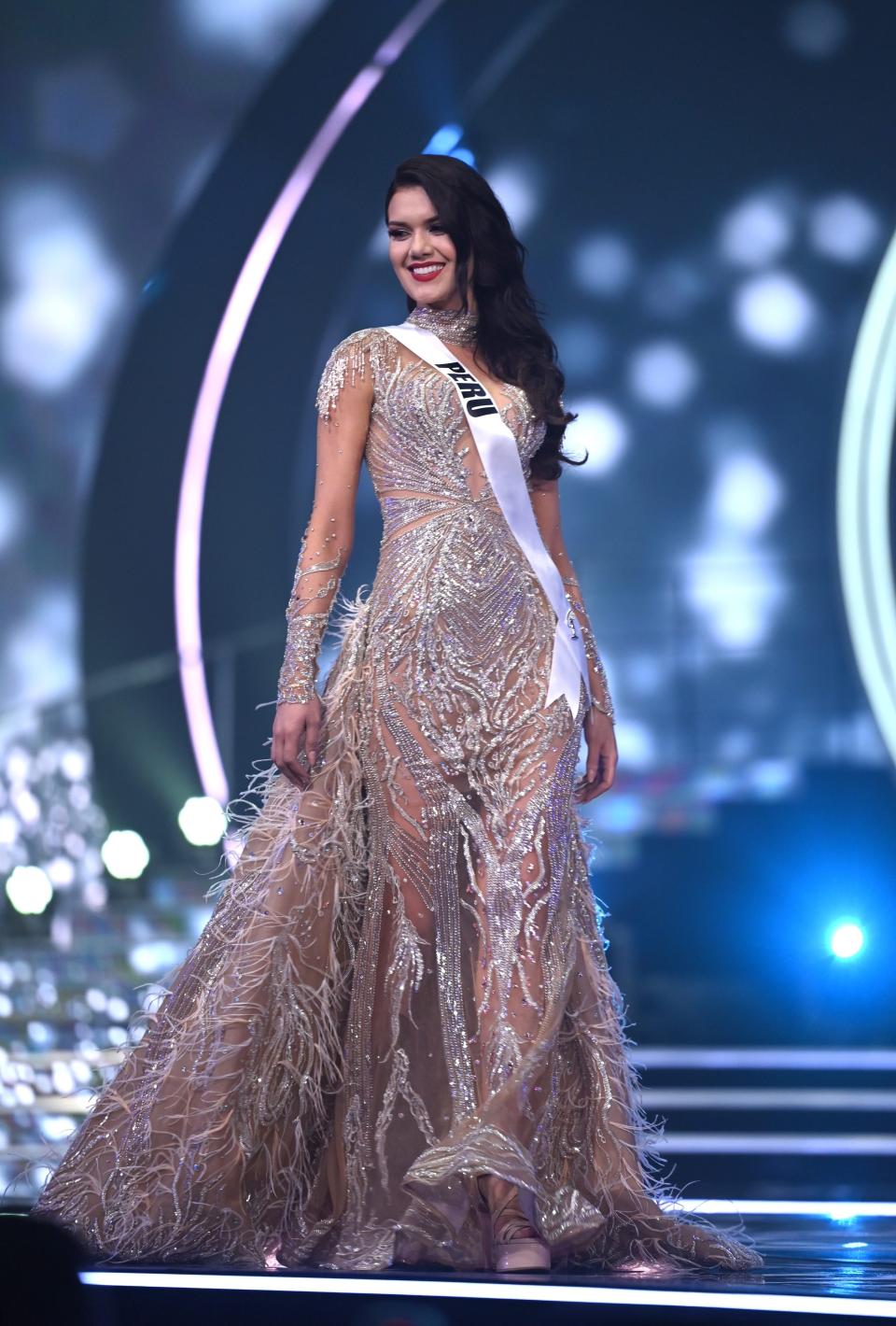 Miss Peru at the 2021 Miss Universe pageant.