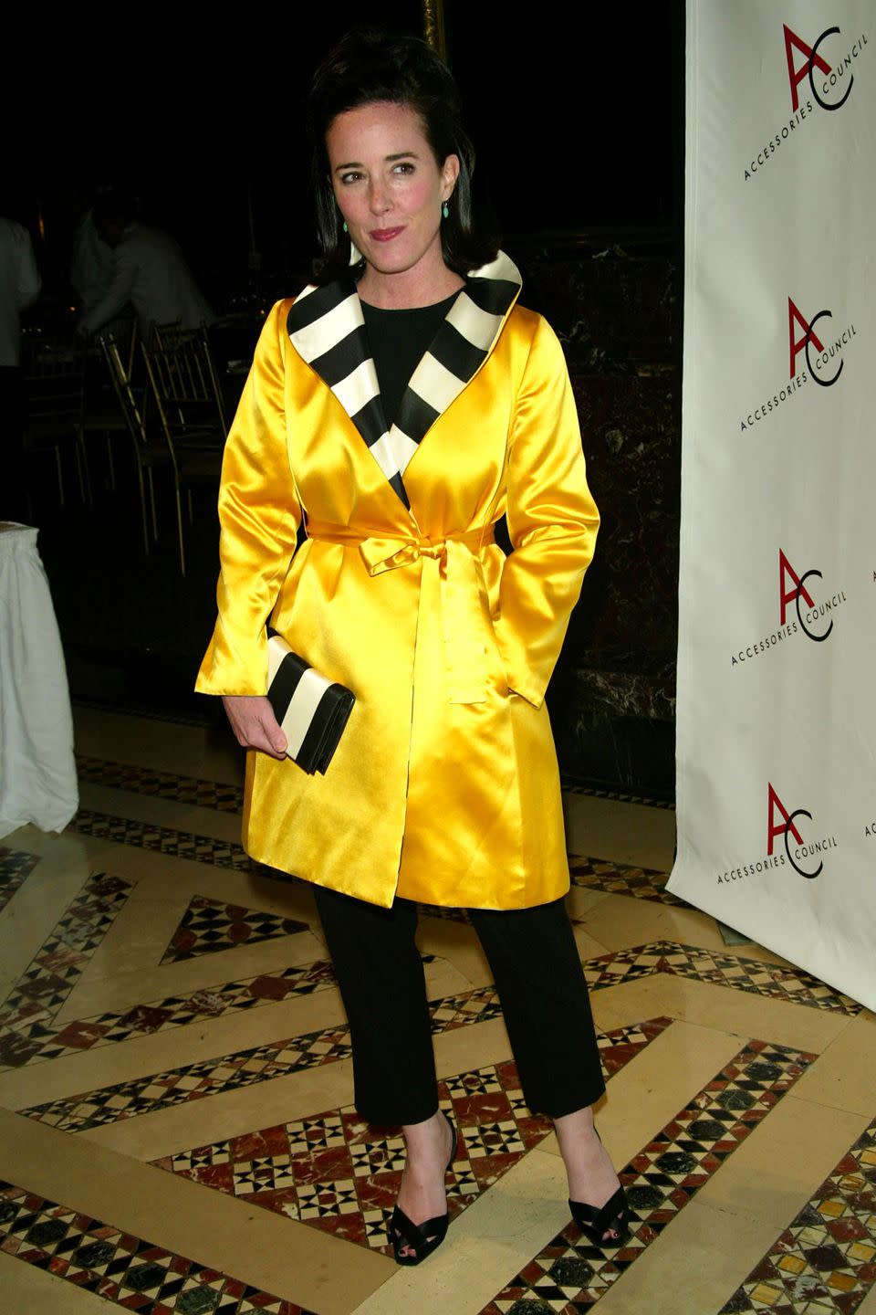 <p>At the 2002 Ace Awards on November 5, 2002 in New York City.</p>