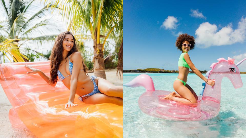 These colorful floaties make swimming a lot more photogenic.