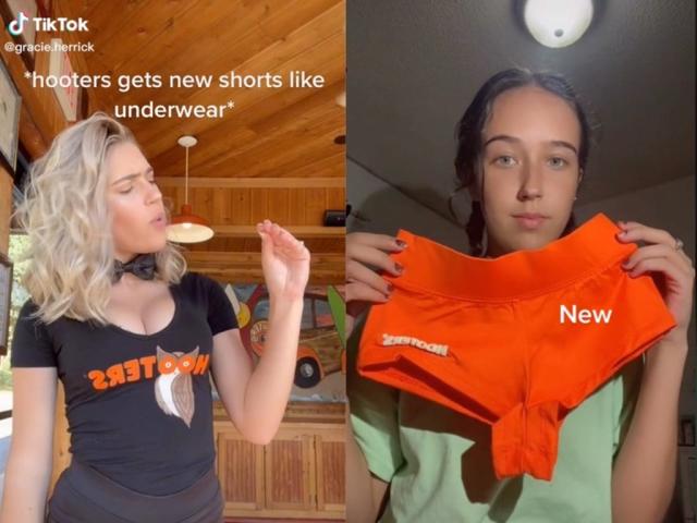 I'm a Hooters girl - I tried the viral new underwear trend, people