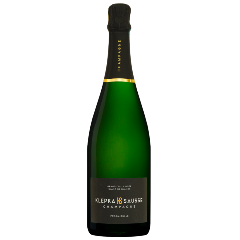 <p><a href="https://www.moraswines.com/product/klepka-sausse-alliance-brut-champagne-750-ml/" rel="nofollow noopener" target="_blank" data-ylk="slk:Shop Now;elm:context_link;itc:0;sec:content-canvas" class="link ">Shop Now</a></p><p>Klepka Sausse Blanc de Blanc Grand Cru Brut Champagne</p><p>moraswines.com</p><p>$39.99</p><span class="copyright">Mora's Wines</span>