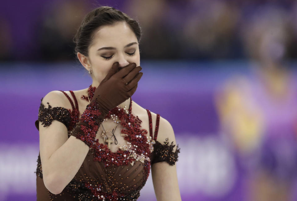 Evgenia Medvedeva provided one of the Games’ most powerful moments and hopes to help her country regain credibility. (AP)