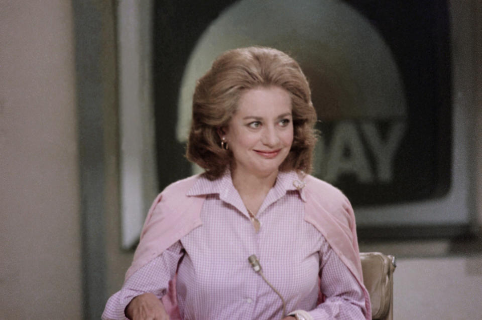 FILE - Newswoman Barbara Walters is seen on NBC-TV's Today Show on June 3, 1976. Walters, a superstar and pioneer in TV news, has died, according to ABC News on Friday, Dec. 30, 2022. She was 93. (AP Photo/Dave Pickoff, File)