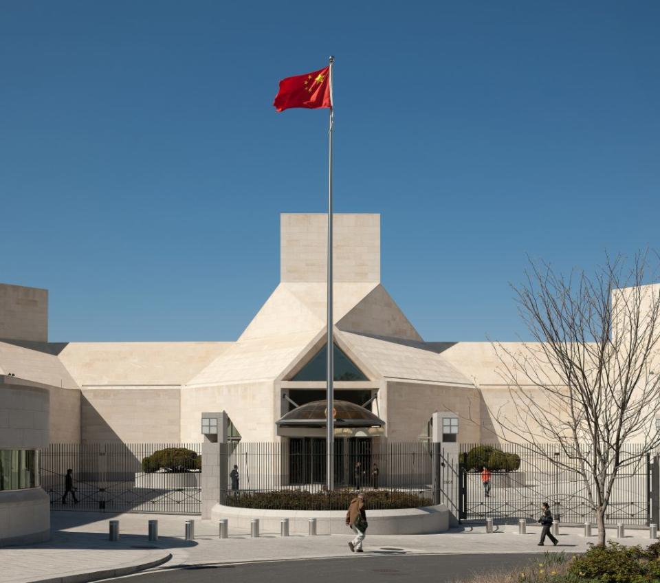 <span>位於華府的中國駐美大使館（圖／us.china embassy）</span>