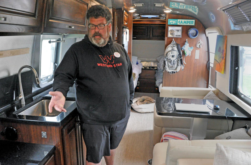 Jamie Kingseed talks about his travels across the U.S. in his Airstream.