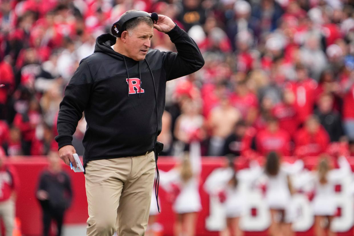 Coach Greg Schiano's Rutgers Scarlet Knights will play their bowl game, the Pinstripe Bowl, around 50 miles away from home.