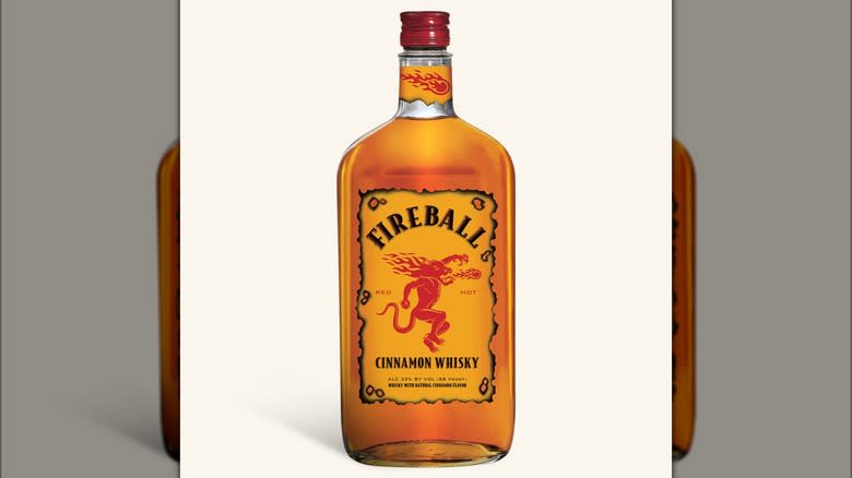 Fireball bottle