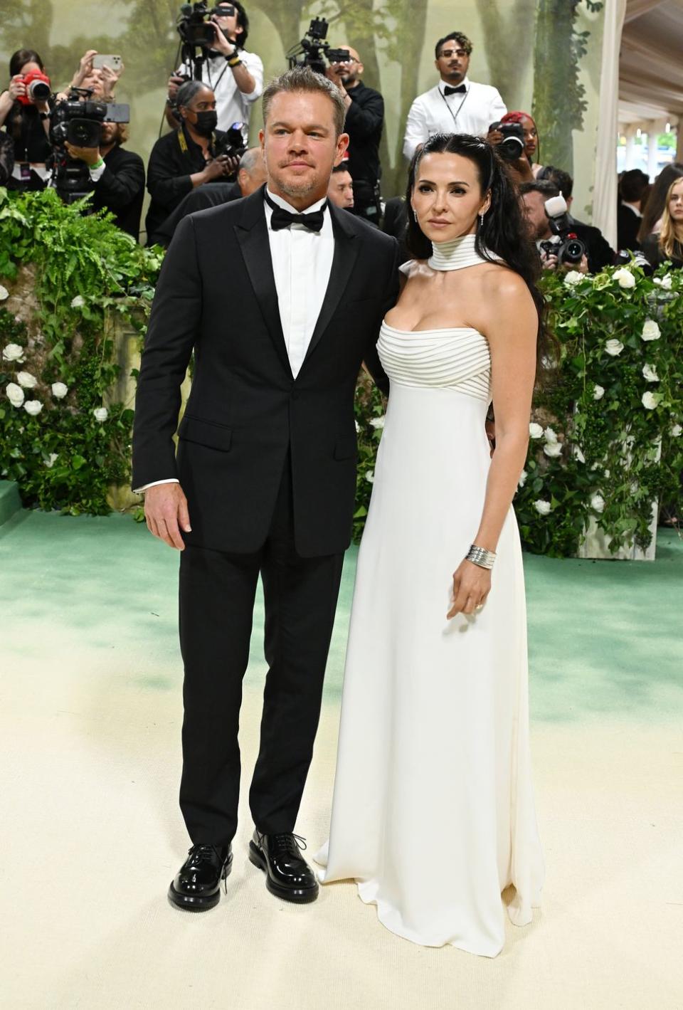Matt Damon and Luciana Damon at the Met Gala 2024