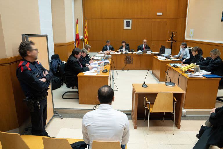 Dani Alves, durante el juicio por violación que se le siguió en Barcelona