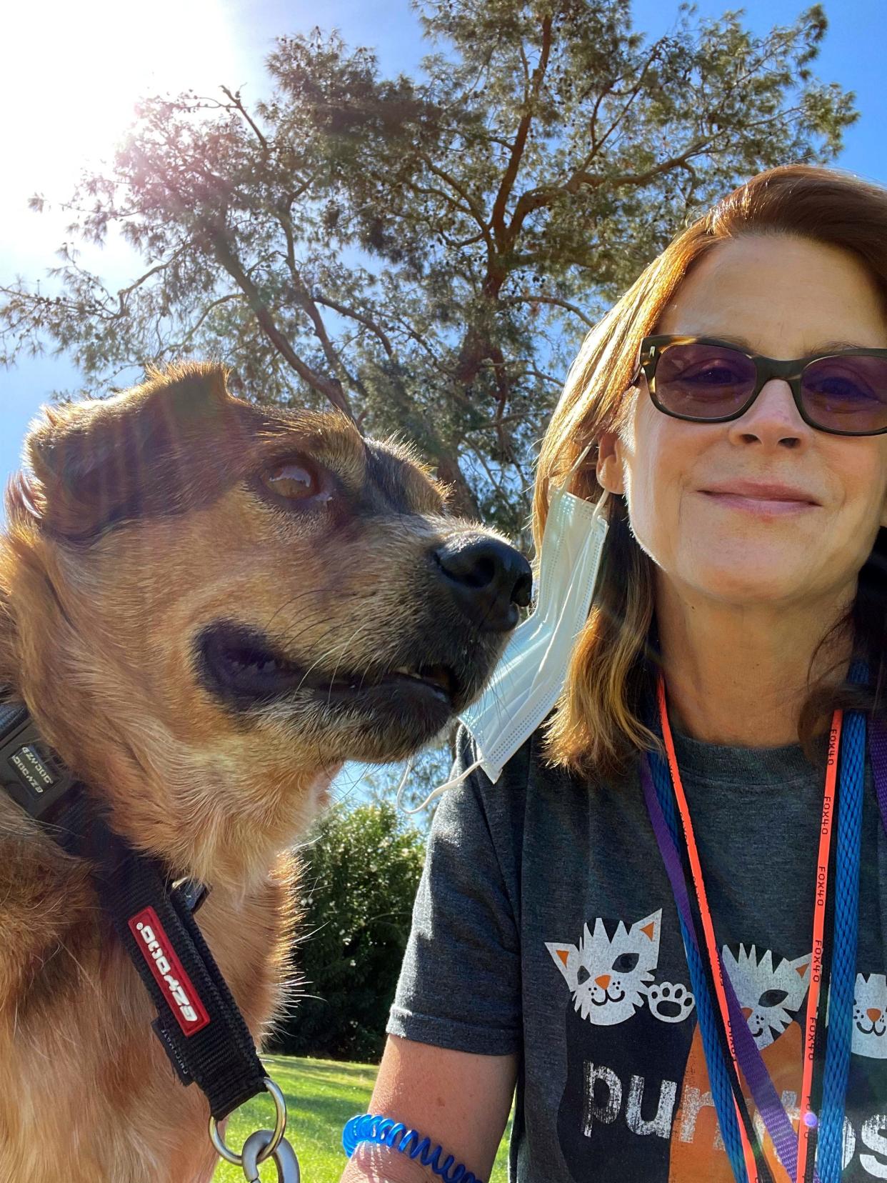 Kristen Hirsch is a volunteer with the Palm Springs Animal Shelter.