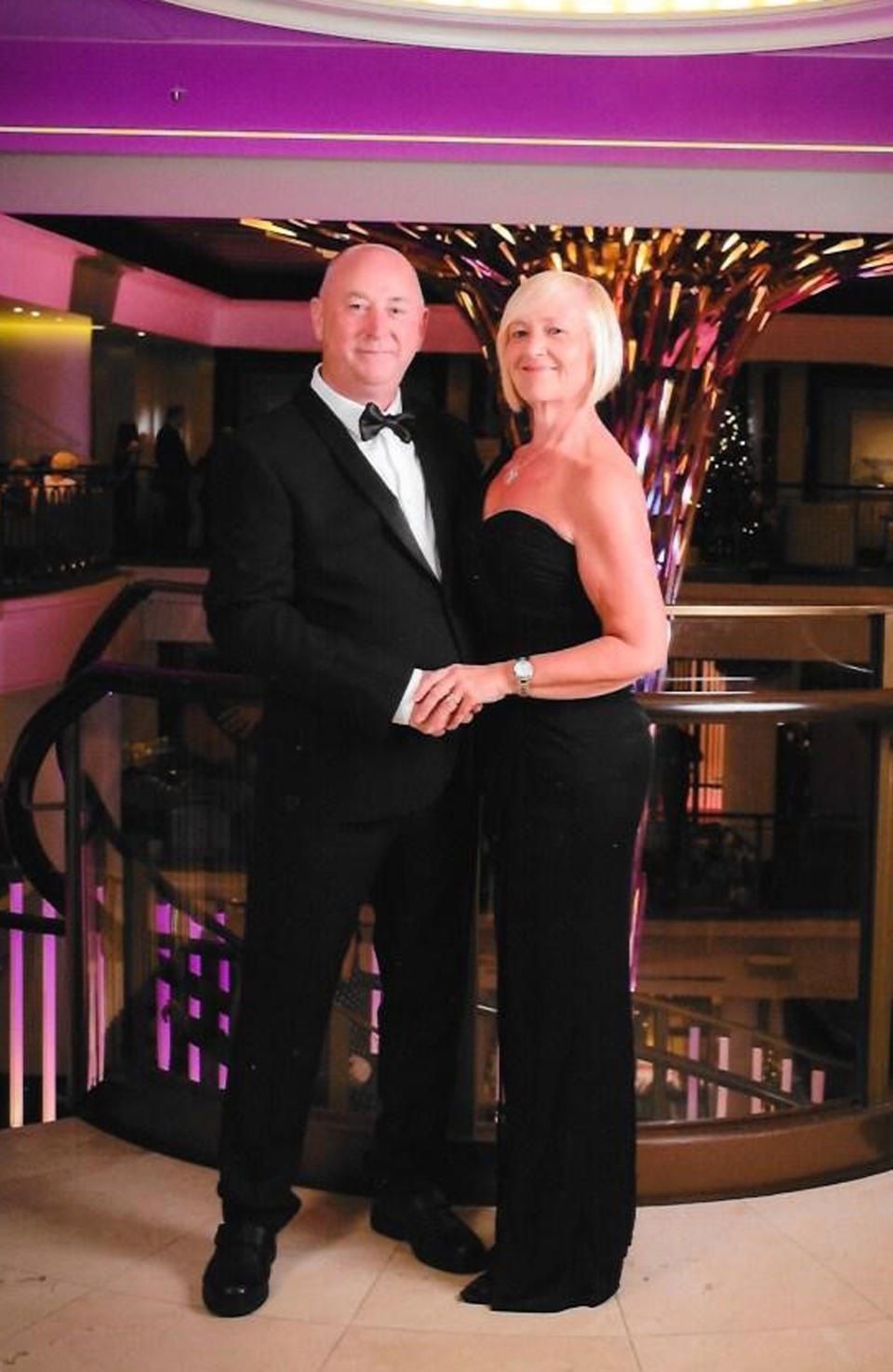 Sharon Gauld and husband Ian show off their weight loss together