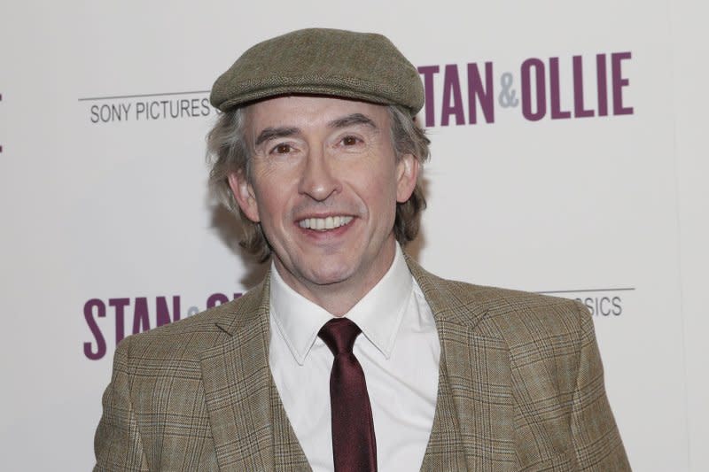 Steve Coogan arrives on the red carpet at the "Stan & Ollie" New York screening in 2018. File Photo by John Angelillo/UPI