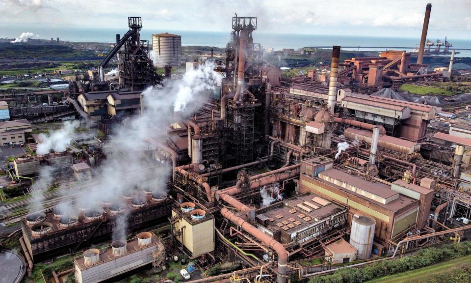 <span>Within hours of polls in the UK general election closing, Tata Steel will tap the last iron from one of its two blast furnaces at Port Talbot in south Wales.</span><span>Photograph: Ben Birchall/PA</span>