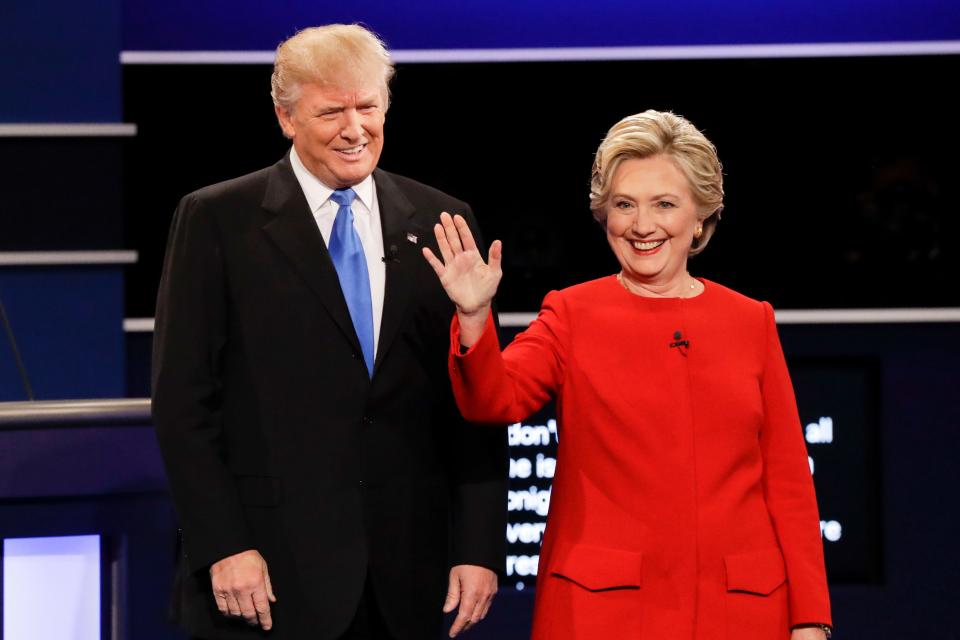 Donald Trump and Hillary Clinton