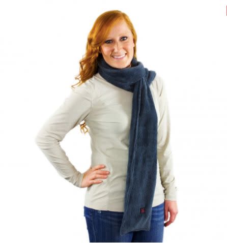 Buy the <a href="https://www.thewarmingstore.com/ventureheat-heated-scarf.html" target="_blank">Venture Heat battery-heated scarf </a>for $99.95
