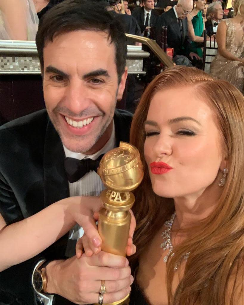 The former couple share three children. Instagram/ Isla Fisher