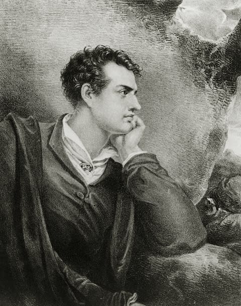 Lord Byron - Credit: GETTY
