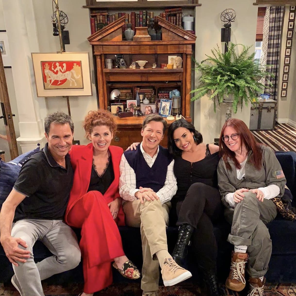 "Sorry Not Sorry" singer Demi Lovato, 27, joins the cast of "Will and Grace" for the third and final season. Lovato posted a cozy photo with the show's "dream team," Eric McCormack, Debra Messing, Sean Hayes and Megan Mullally. "Honored to be a part of this cast. Last night was amazing and I can't wait to return for more!!!"