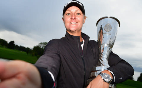 Swede Anna Nordqvist has become the first European woman to win a female major title since 2009 - Credit: GETTY IMAGES