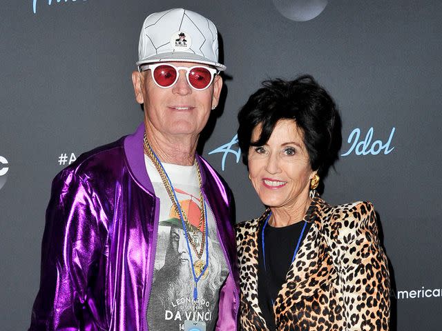 Allen Berezovsky/Getty Keith Hudson and Mary Perry arrive at ABC's 'American Idol' live show on April 15, 2019, in Los Angeles