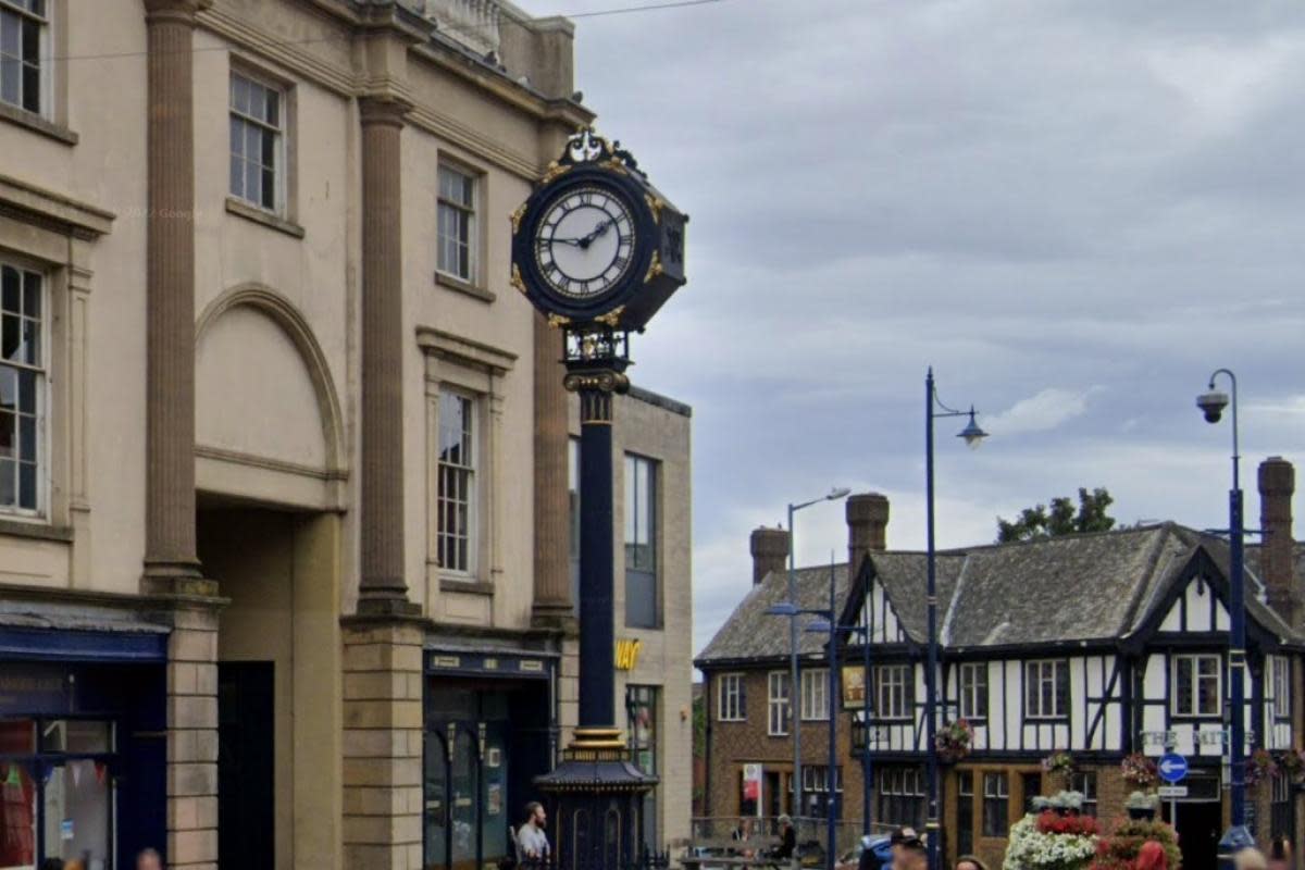 Stourbridge's town centre clock. Picture: Google