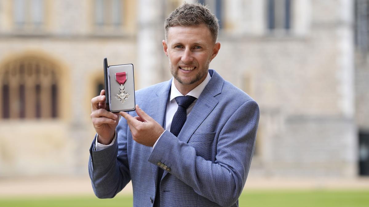 England batsman Joe Root vows to ‘give back’ to cricket after being made an MBE