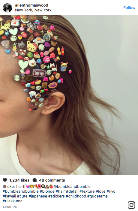 Sticker Hair Is the Crazy-Cool Trend '90s Kids Will Love