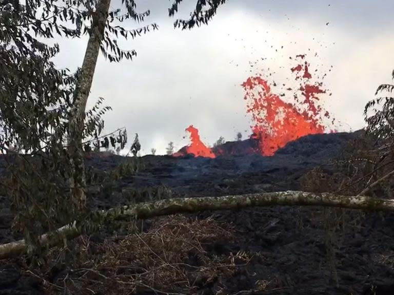 Hawaii volcano: Lava spews from fissure in wake of eruption