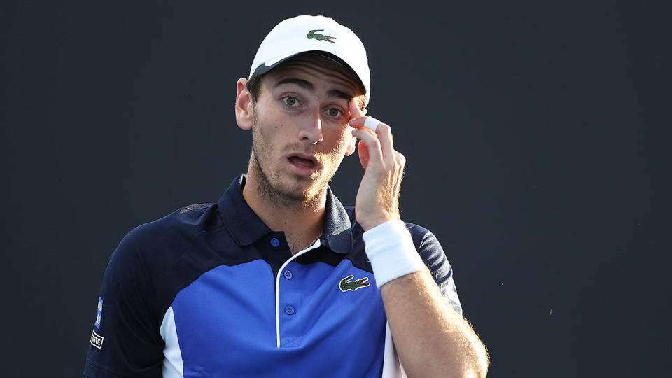France's Elliot Benchetrit lost his first round match at the Australian Open. 