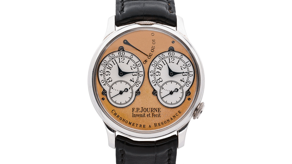 F.P. Journe Chronomètre à Résonance in Platinum - Credit: Antiquorum