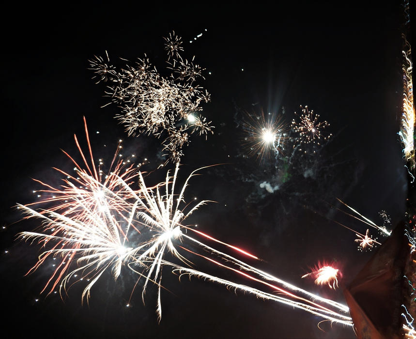 Changing rules: This year, fireworks are allowed on Kuta Beach. (