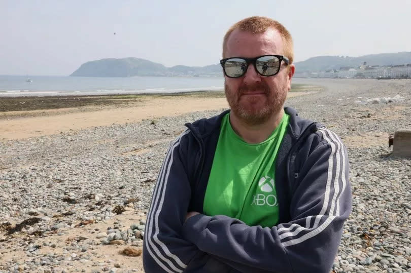 Ady Dawson, 50, who grew up in Llandudno Junction, would prefer a sandier beach on Llandudno's North Shore