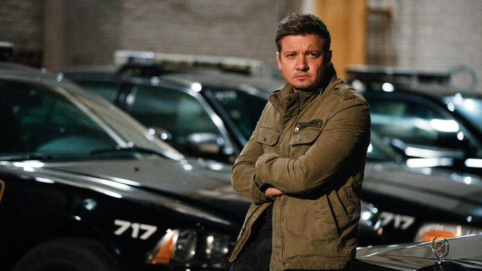 Jeremy Renner plays the lead role in Mayor of Kingstown, which explores racism and corruption. (Paramount)