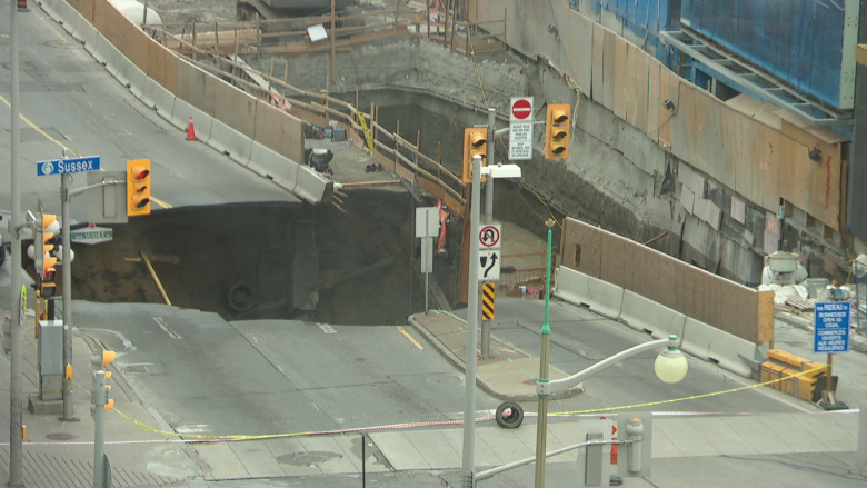 City, RTG slapped with $100K lawsuit over Rideau sinkhole