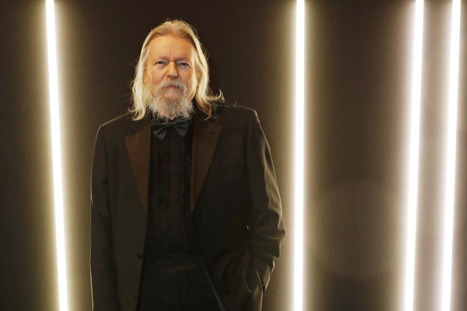 LONDON, ENGLAND - FEBRUARY 06:  Sir Christopher Hampton attends the dunhill Pre-BAFTA dinner at dunhill Bourdon House on February 6, 2019 in London, England.  (Photo by David M. Benett/Dave Benett/Getty Images for dunhill)