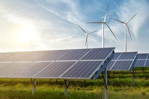 Utility-scale wind and solar farms