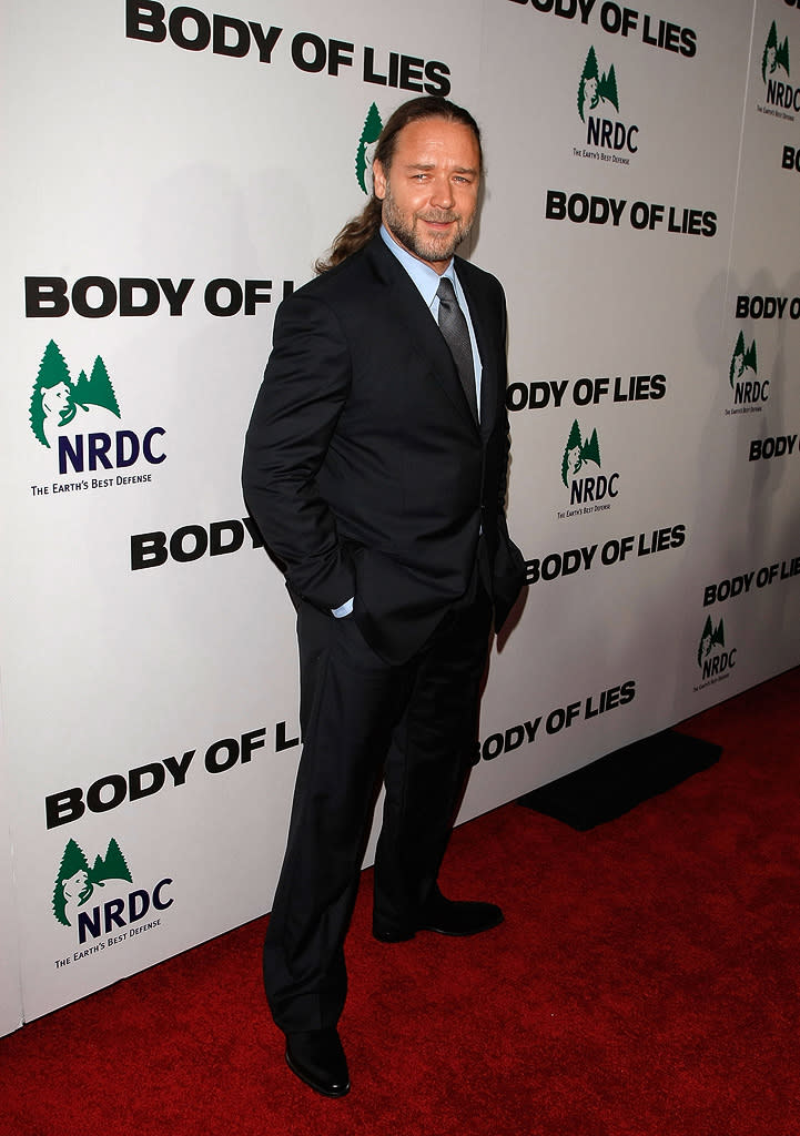 Body of Lies 2008 NY Premiere Russell Crowe