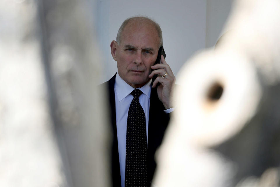 A personal email account of White House Chief of Staff John Kelly was hacked,