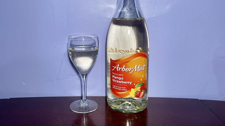 bottle of white wine