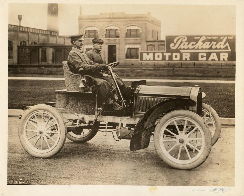 car from packard motor car assembly plant in detroit