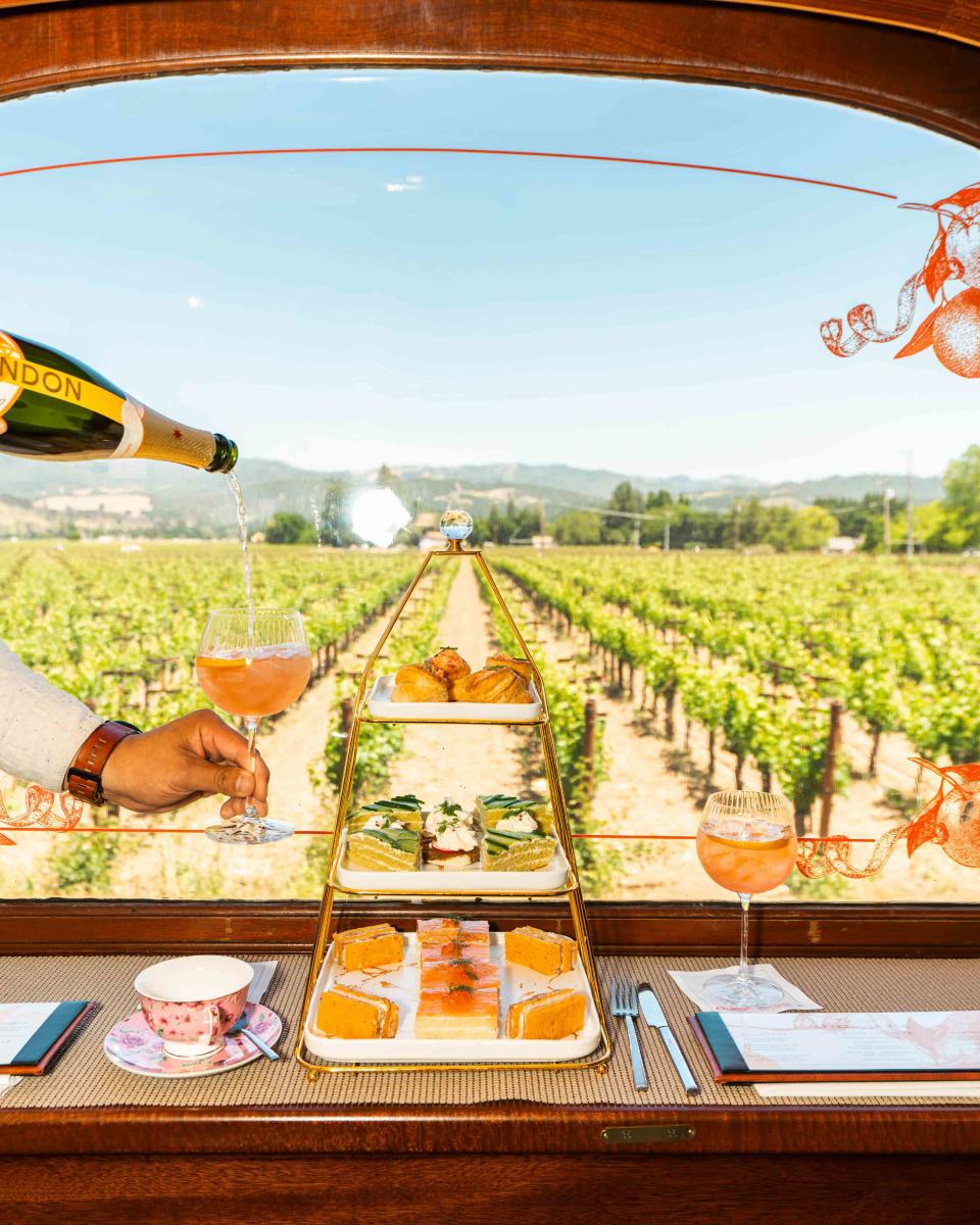 <p>Courtesy of Napa Valley Wine Train</p>