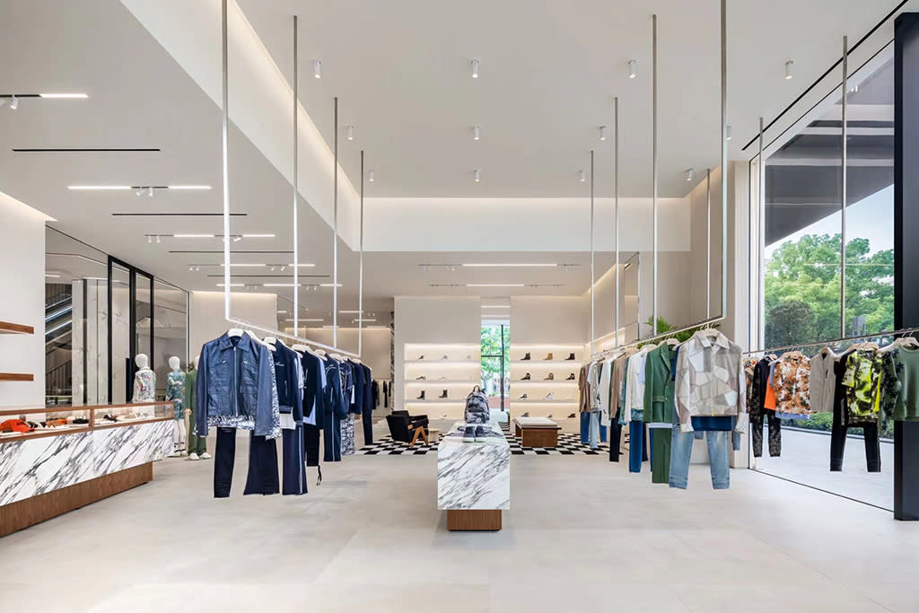 Inside Amiri’s new Shanghai flagship. - Credit: Courtesy of Amiri