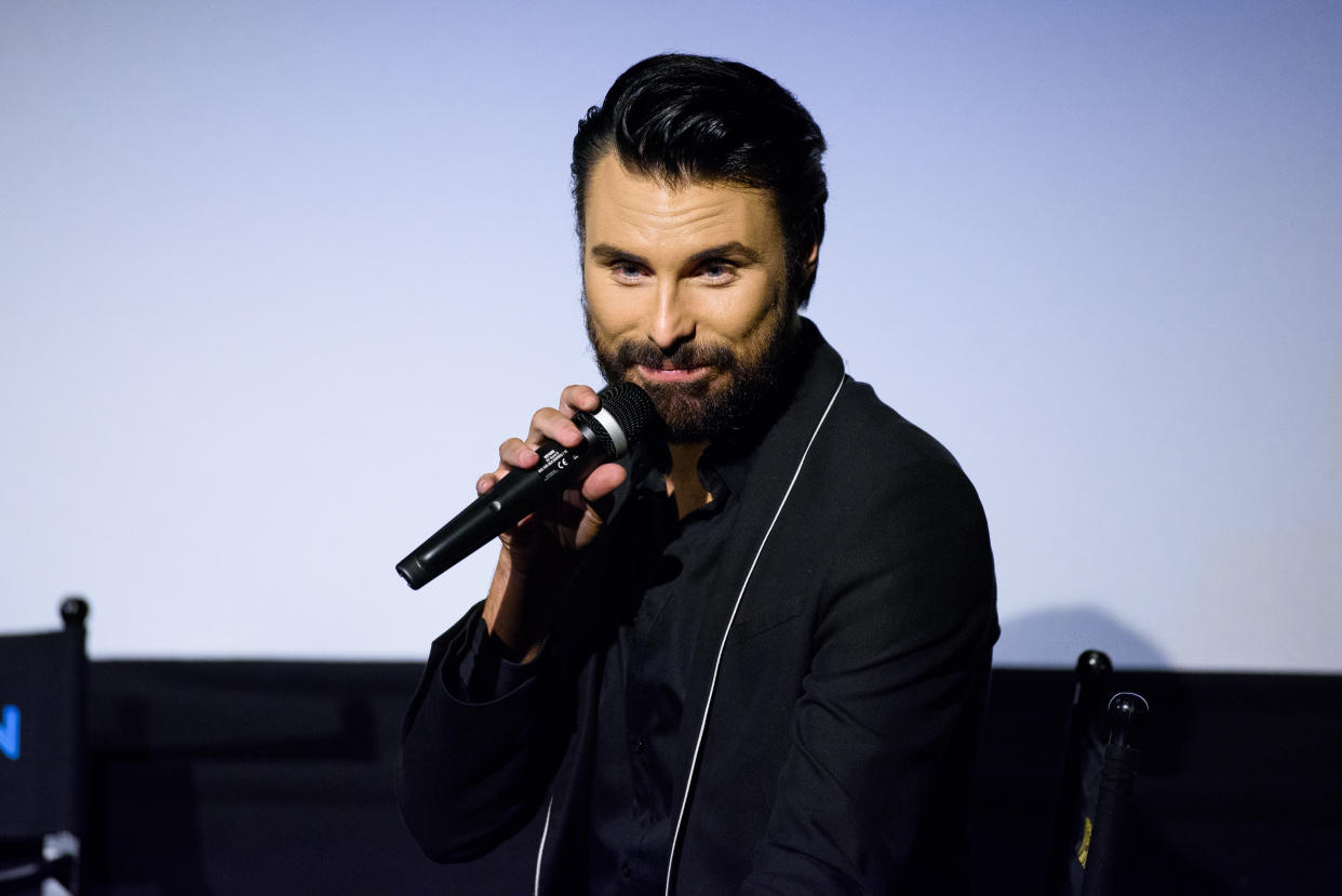 LONDON, ENGLAND - JUNE 04:  Rylan Clark Hosts a Q&A session at the DVD launch of 'Steps Party On The Dancefloor' at the Everyman Cinema on June 4, 2018 in London, England. (Photo by Joe Maher/Getty Images)