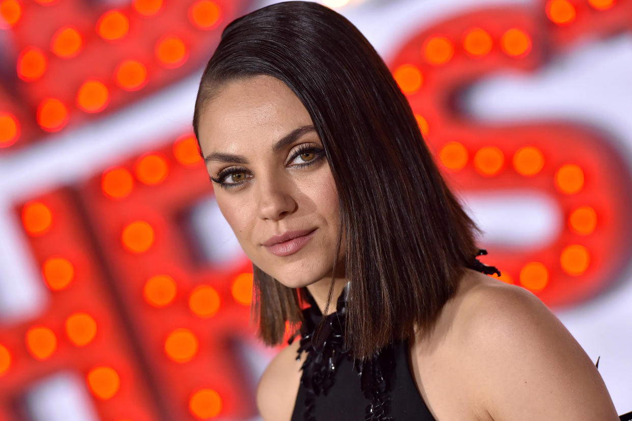 Mila Kunis at the Los Angeles premiere of<em> A Bad Moms Christmas</em>. (Photo: Axelle/Bauer-Griffin/FilmMagic)