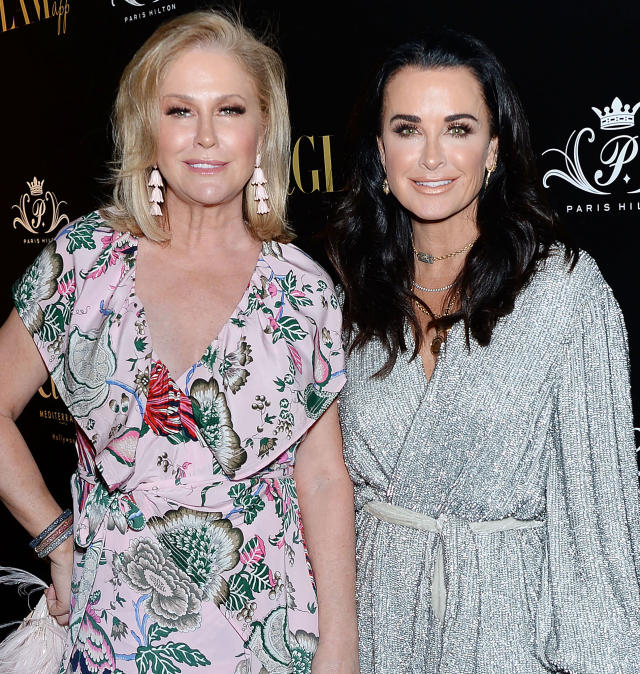 Kathy Hilton and Kyle Richards attend the grand opening of Chanel's highly  anticipated concept boutique on Robertson Blvd. in West Hollywood, CA.  5/29/08 Stock Photo - Alamy